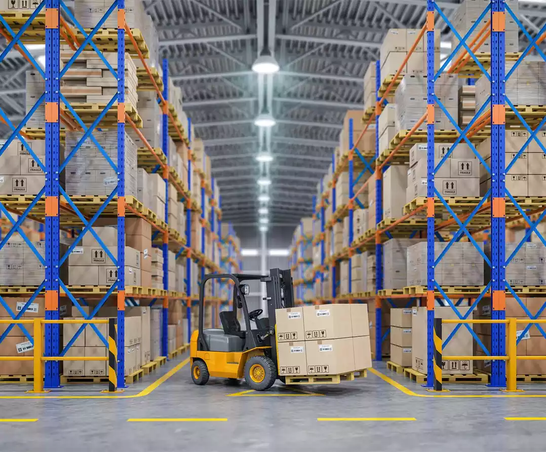 Shipment placement one place to another place in warehouse